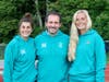 Coaches (left to right) Sara Isaacson, Michael Lafrancesca and Mary Laughna