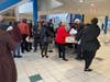 Resident Voters at the Registration Table