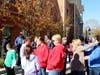 Friends and Family of Mike Harman attending Memorial Bench dedication.