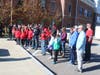 Friends and Family of Mike Harman attending Memorial Bench dedication.