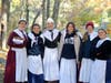 8th Grade Girl Scouts helpers at Rocky Woods Feast