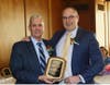 Rob Tatro with Brian McNally - MAHPERD President 2019-20