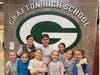 Medfield Madness 5th Grade Team (From left to right: Charlotte Keefe, Tess Henebry,
Karyn Healey,Tenley Rogers, Randal Kenworthy, Lia Kenworthy, Kameli Annigeri, Tess
Healey, and Maddie Crocker)