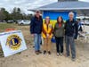 Lion John Carey, Queen Lion Alison Brown with Vera and Ihor Mykyta 
