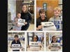 Medfield elementary students hold 'We Are Inclusive!' signs as part of Neurodiversity Celebration Week.
