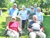 Reunion of friends at Vine Lake Cemetery
