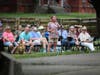 Select Board Member Eileen Murphy asking a question to the Bellforge Arts Center panel