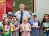 Public Safety and Fire Safety Drawing Winners with Principal Grenham