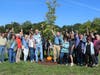 Medfield High School Class of 1972 at tree planting ceremony on Sept 17, 2022