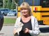 "Bus Boss", Teri Toubeau, "Bus Boss", driving the Tour of Medfield school bus