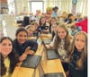 Blake Middle School eighth grade students participate in Hour of Code activities. 