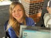 Sixth-grader Abigail D’Espinosa created Pixel Art using Python during Blake Middle School's Hour of Code.