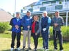 NB Manager Marjorie Cappucci with one of the foursomes