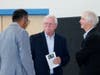 Robert Parga, MHS Principal, Bill Kingsbury and Richard DeSorgher