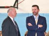 Bob Meaney with Superintendent Jeff Marsden