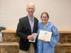 Richard DeSorgher with Julianne Hawley, the "Richard DeSorgher Active Citizen Award" recipient.