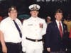 Gerry Doucette with his son, Eric Doucette at Medfield Memorial Day parade