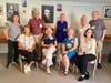 Left to right (standing) Susan Brooks, Michael Taylor, Laurel Scotti, Cheri Autry and Bob Autry.  (seated) Lois Hazen, Eve Potts, Joanne LaFrancesca and Vicki Jones Costello.