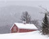 "Snowy Stowe Barn"  