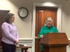 Kathy Thompson and Rep. Denise Garlick