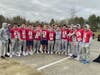 MHS Varsity Lacrosse Team before the race