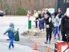 Finishing the 1 mile FUN RUN