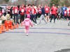 Finishing the 1 mile FUN RUN