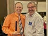 Heart of the Lion Award Recipient Jim Hatch with Medfield King Lion Mark Geraigery