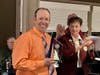 Heart of the Lion Award Recipient Jim Hatch with Medfield Lion Barbara Gips