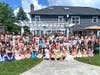 MHS 2024 Senior Girls at the Hannah Adams Senior Girls Tea