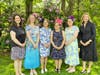 Tea Host, Mrs. Hissong, and the ladies of the Hannah Adams Woman's Club