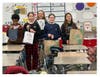 Thomas Blake Middle School students collected over 600 items through the Kindness Club to donate to the Thomas Upham House.