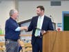 Paul Farrell with Dr. Marsden