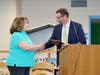 Kathleen McCrossan with Dr. Marsden