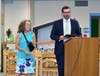 Ann Thomas with Dr. Marsden