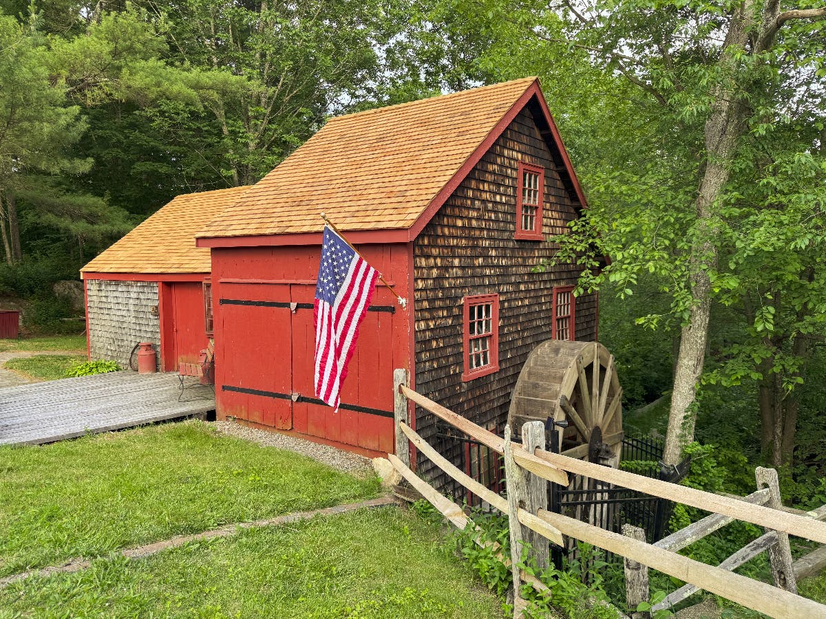 Medfield Kingsbury Pond Grist Mill