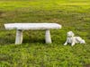 Bench and Franklin Statue 