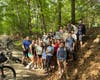 Thomas Blake Middle School students, who all wore helmets, were split up into clusters, with a total of six eight-mile treks taking place throughout the three-day Eighth Grade Bike Trip in late May. 