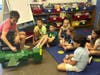 Before creating their creatures as part of the annual Creature Feature, Thomas Blake Middle School students developed design parameters, creating detailed scale drawings on large graph paper and applying real-world math skills to plan and measure every co
