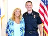 FF/Paramedic James Abbott with his mom.