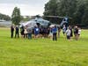 Mass. State Police helicopter on the Dale Street School field
