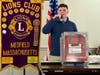Scout Jack Gargano at Medfield Lions Dinner Meeting