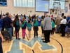 Girl Scout Troop 83164 and Jerry Kazanjian