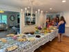 The festive spread at the Hannah Adams Graduation Tea