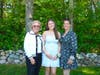 Hostess Gayle Manning with her daughter and Samantha's grandmother.