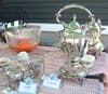 Silver Tea Pot at the Graduation Tea