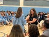 Awards being given out to Seniors on Class Day