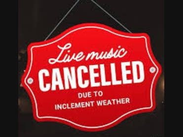Concert Cancelled