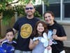 Families at Temple Shalom BBQ