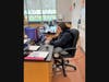 Ms. Knight Teaching Online from her Science Lab at RA